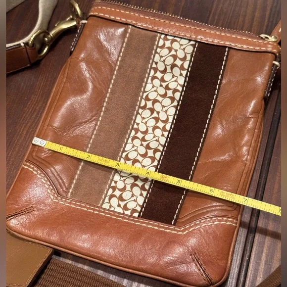 Coach Leather & Suede Crossbody Bag, Style No: J0693-10550 - Picture 11 of 11